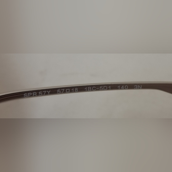 NWT Prada Women's Sunglasses SPR 57YS Silver Grey Gradient Steel Italy 57-18-140 - Picture 5 of 16